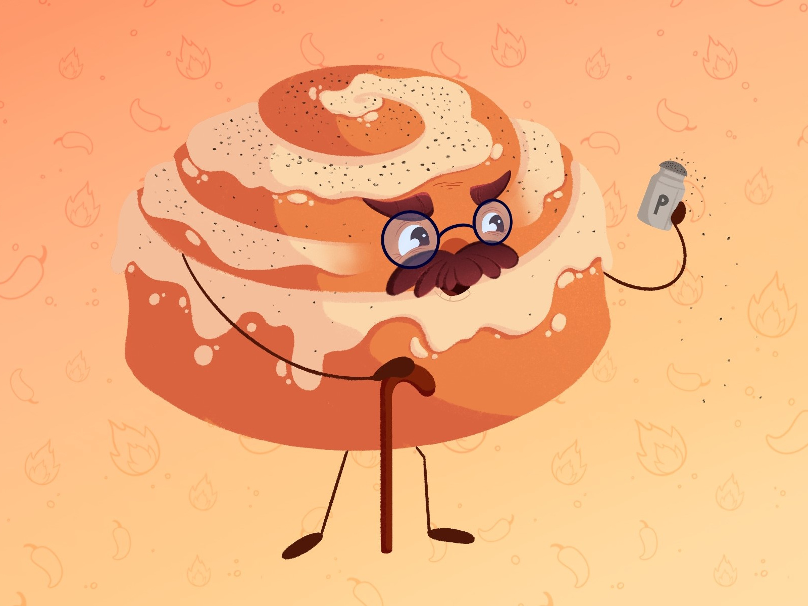 character-for-board-game-cinnamon-roll-by-daria-sheremet-on-dribbble