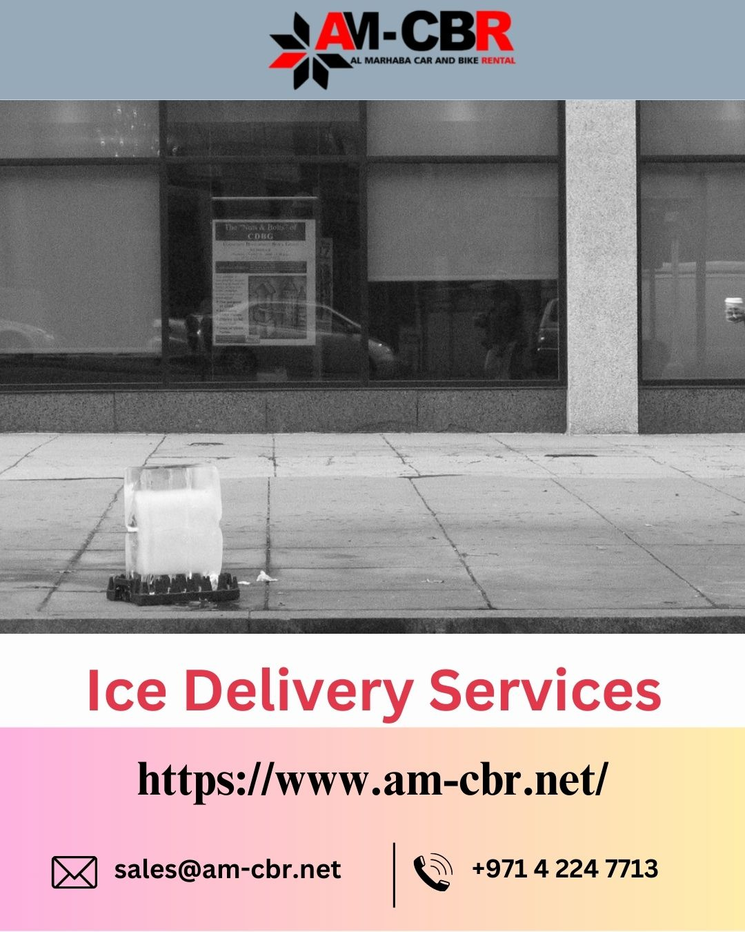 Ice Delivery Services AMCBR by am cbr on Dribbble