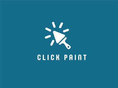 Click Paint branding graphic design illustration logo logo design vector