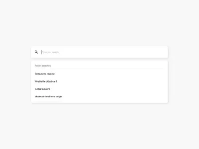 Search Bar application browse clean concept daily ui dailyui design desktop interface light light mode minimal minimalist search search bar ui ui design uidesign user interface white