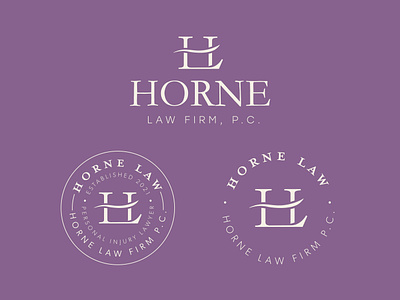 Horne Law Firm Logo graphic design law firm law firm design law firm logo lawyer lawyer logo lawyer logos layer design logo logo design logos modern logo modern logo design