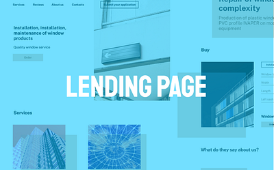 Lending page 2d branding broshure design figma grafic design graphic design illustration lending page logo page ui vector