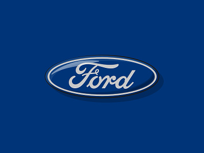 Ford Logo car graphic design illustration michigan mustang vector vector illustration