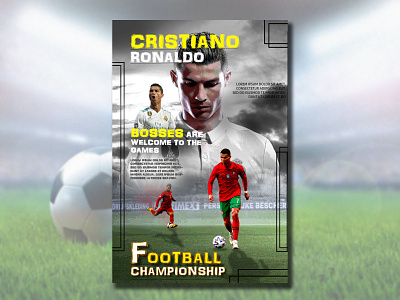 CRISTIANO RONALDO banner banner design design football graphic graphic design ronaldo