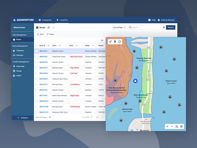 Marine Fleet Management IoT Solution asset tracking boat boat fleet management dashboard fleet fleet management fleet management solution internet of things iot iot solution marine fleet management product design remote monitoring solution ui design ux design