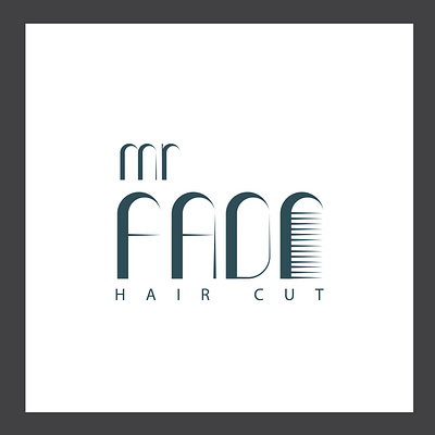 MR FADE LOGO DESIGN barber board branding cut design fade graphic design hair haricut logo logodesign
