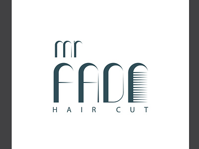 MR FADE LOGO DESIGN barber board branding cut design fade graphic design hair haricut logo logodesign