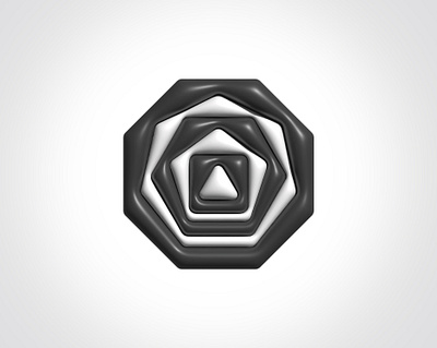 Hexa Inflate Logo 3d branding design graphic design icon identity illustration inflate logo model symbol ui vector