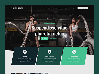 Personal Training Landing Page | Fitness Website Design classes creative agency design figma fitness fitness app fitness classes fitness landing page green gym website modern personal training personal training app ui ux web design webdesign website website design wordpress