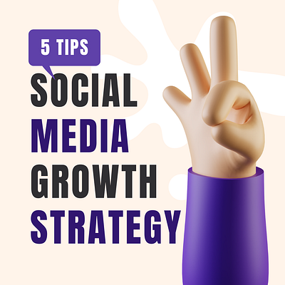 5 tips Social media growth strategy ads ecpert design dropdhippping website droppshoping store dropshippingstore facebook ads fb ads illustration instagram ads instagram ds logo marketerbabu shopify ads social marketign social marketing expert