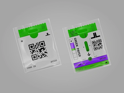 NFT PASS - Green Paper 2d 3d pass art blockchain card casino crypto casino crypto pass design gambling graphic design green green paper illustration nft game not pass p2e ui ux web design