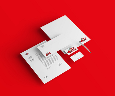 Stationary Branding Kit For Motu Foods app branding design graphic design illustration logo typography ui ux vector