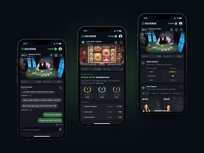 Solverde: Live games poker roullete