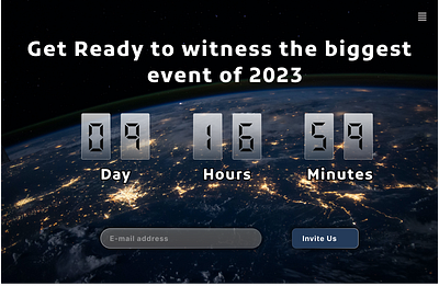 DAY14 #dailyui Witness the biggest countdown timer app daily ui design typography ux vector