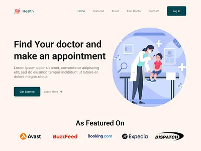 clinic, hospital, doctor, healthcare, dentist, medical website clinic dentist doctor doctor appointment health healthcare hospital landing landing page medical medical care patient ui ux web web agency website website design website designer workhu