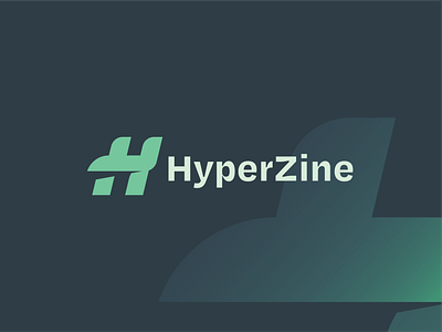 HyperZine Logo applogo branding brandmark design graphic design hyperzine logo logodesign logoforapp logogram logotype magazine monogram h typography weblogo