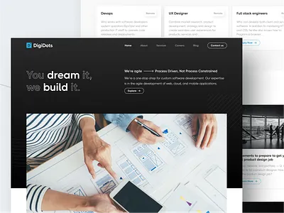 Digital Agency Website app ui crm design dark theme dashboard design digital agency dribbble erp design figma landing page medical minimal mobile app modern popular product design technology trending ui ux webapp website