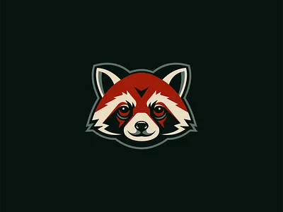 Red Panda Logo animal branding cartoon cute design emblem graphic icon illustration kids logo mark mascot nature playful premium red panda sports vector zoo