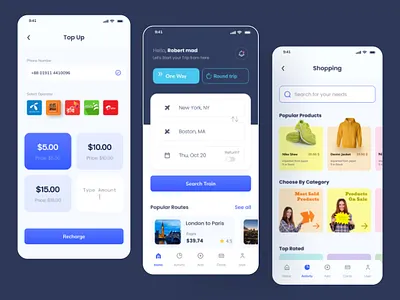Finance Mobile App Design - Fin-Tech app app design banking banking app crypto crypto app design finance finance app fintech fintech app mobile mobile app mobile app design popular syful sylgraph trending ui design ux design