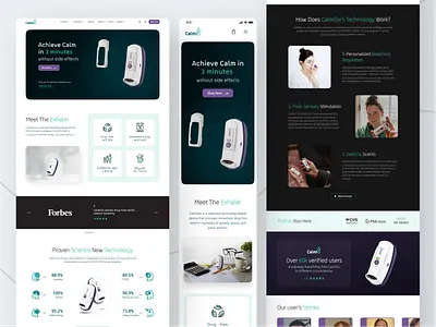 Product Landing Page app design crm dashboard erp exhaler finance inhaler website landing page design medical mental product webapp product website psychology reels service website technology tiktok ui ux webapp design website design