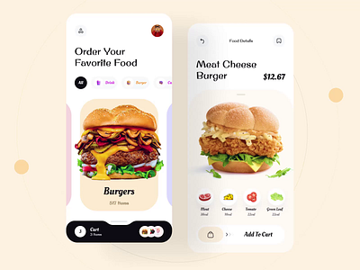 Food Delivery App UI Animation animation app app animation app design app ui delivery app food food app food delivery food delivery app ui ui animation ux