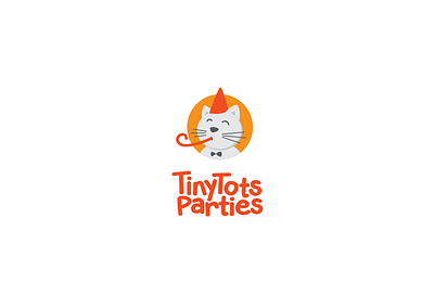 Tiny Tots Parties brand branding design identity illustration logo