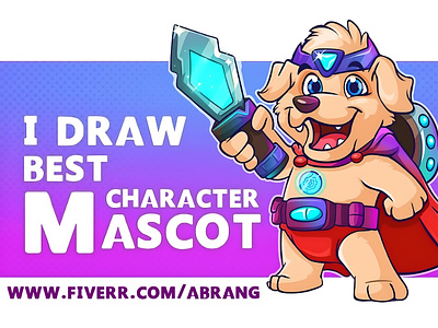 Cartoon Dog Superhero 🐶 abrang banner blackoutline cartoon dog dog fiverr fiverr gig funny dog happy dog illustration mascot mascot of dog outline pet pet shop rebound super hero super hero dog super hero pose sword