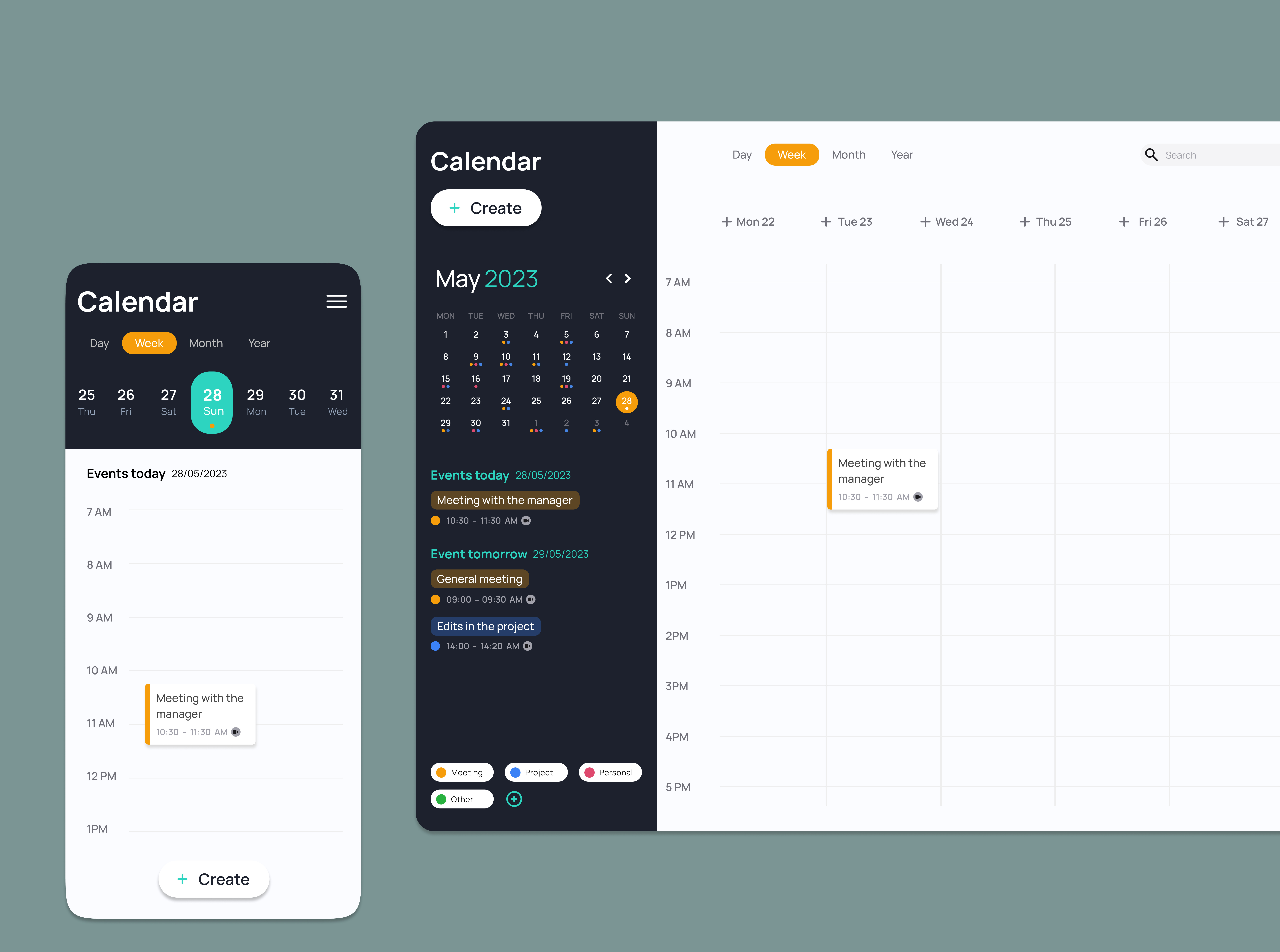 Calendar calendar design minimalism ui ux uxui web
