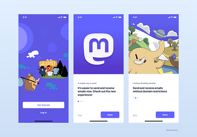 Mastodon - Onboarding design druids mastodon onboarding ui ux web3