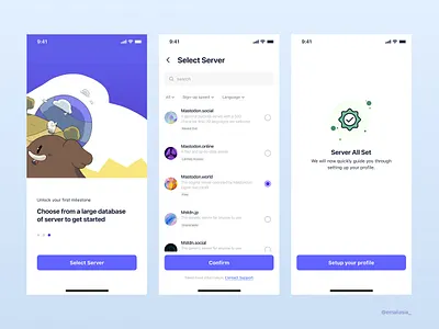 Mastodon - Onboarding design druids mastodon onboarding ui ux web3