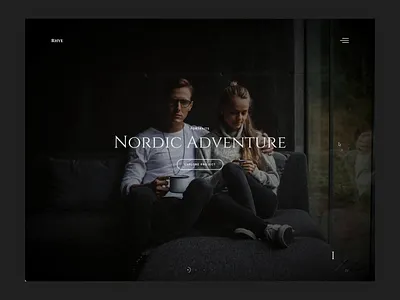 Fullscreen slider with webGL image transitions animation clean creative design modern motion motion graphics portfolio premium slider template themeforest transition ui webgl website design