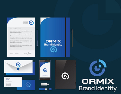 Ormix Brand Identity abdchdgf abstract brand brand identity branding designer icon logo logo design logos minimalist modern logo nft ormix professional social vector wifi