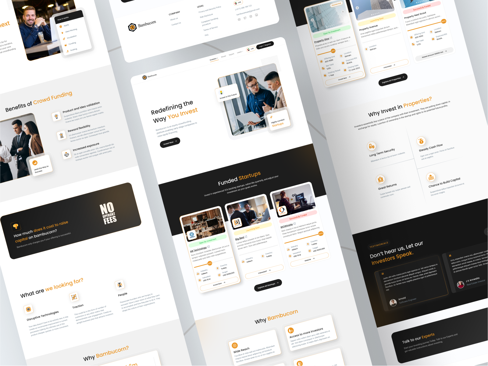Example of Website UX/UI Design
