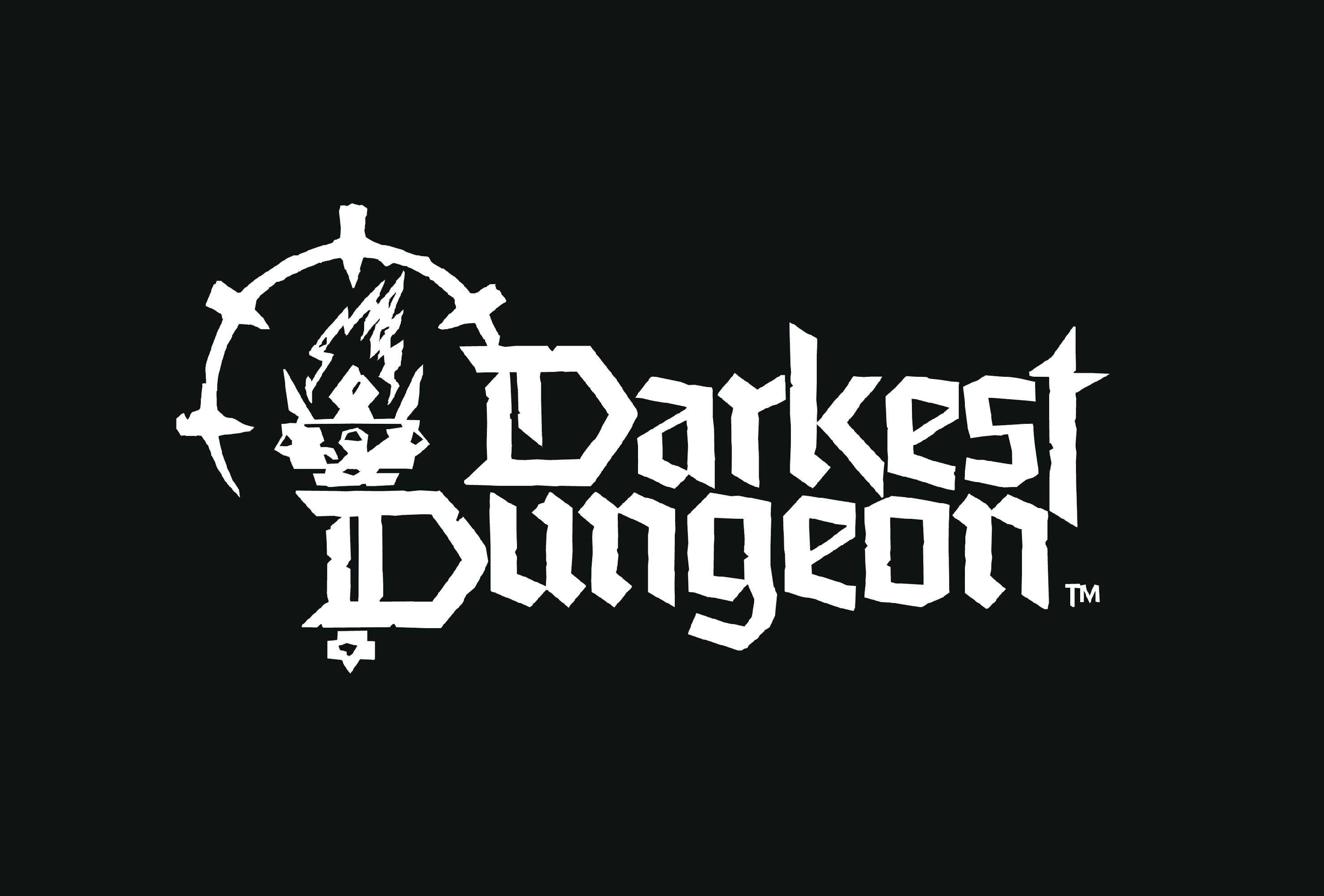 Darkest Dungeon Logotype dark game gothic logo type typedesign