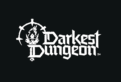 Darkest Dungeon Logotype dark game gothic logo type typedesign