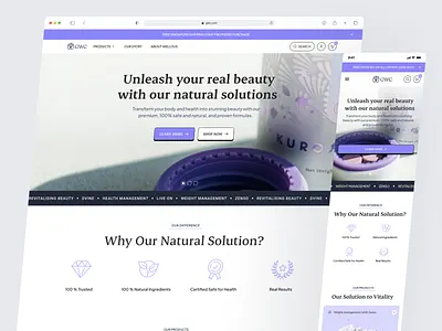 GWC's Online Presence: A Comprehensive E-Commerce Experience agency beauty website health website design landing page marketing mobile responsive uidesign uiux uxdesign web design website design wellness landing page