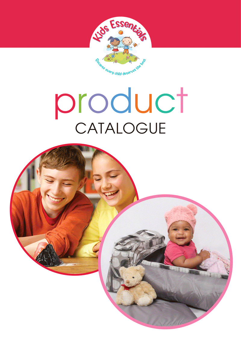 Kids Essentials - Brand style and product catalogue design branding design graphic design