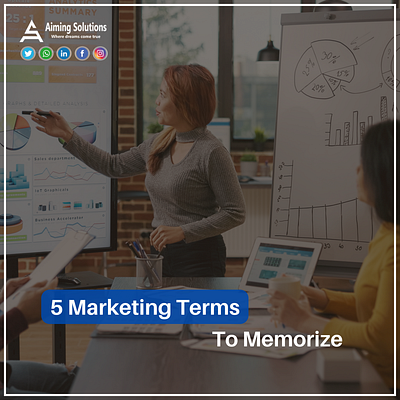 5 Marketing Terms To Memorize app branding design digital digitalmarketing graphic design illustration logo seo ui