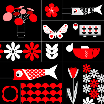 Meguro Ku design graphic design illustration japanese design storytelling vector