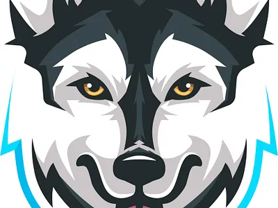 Husko mascot design animal animaldesign branding character cute design dog graphic design illustration logo mascot ui vector wild wolf