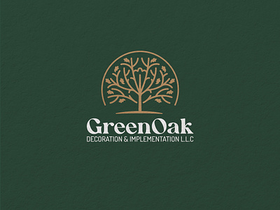 Green Oak Logo and Website Design architecture branding design dubai graphic design green greenoak illustration landscaping logo logo design oak tree ui ux visual identity web design website design
