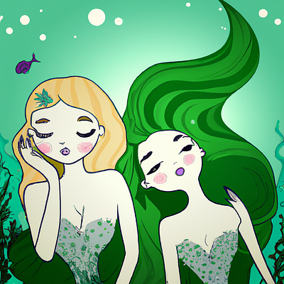 Siren Sisters animation art artwork design fish out of water graphic design illustration mermaid siren sisters under the sea