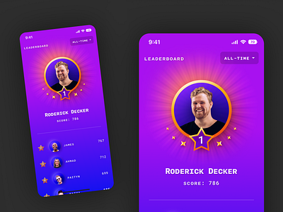 Leaderboard 🥇 best of dribbble car ios leaderboard mobile app racing ui uiux