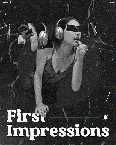 First Impressions - Poster Concept Design banner banner design banners creative design graphic graphic design graphics minimal