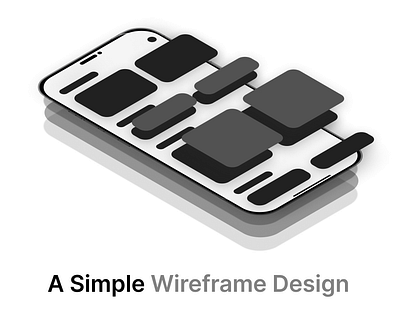 Simple wireframe app design ux ux design wireframming
