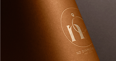 BRANDING | LOGO DESIGN | PACKAGING - ND Diamonds branding design elegant graphic design illustration illustrator logo packaging photoshop typography