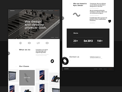Concepter Design House Website Design branding graphic design ui webdesign
