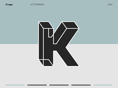 K lettermark logo (unused) branding identity k k logo lettermark logo logos mark minimal monogram symbol