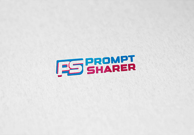 Prompt Sharer design graphic design logo prompt sharer