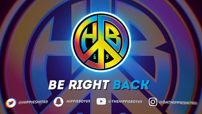 Be right back screen 2d art branding design fiverr graphic design illustration logo stream streaming twitch vector